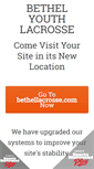 Mobile Screenshot of bethellacrosse.com