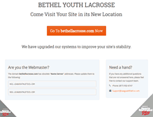 Tablet Screenshot of bethellacrosse.com